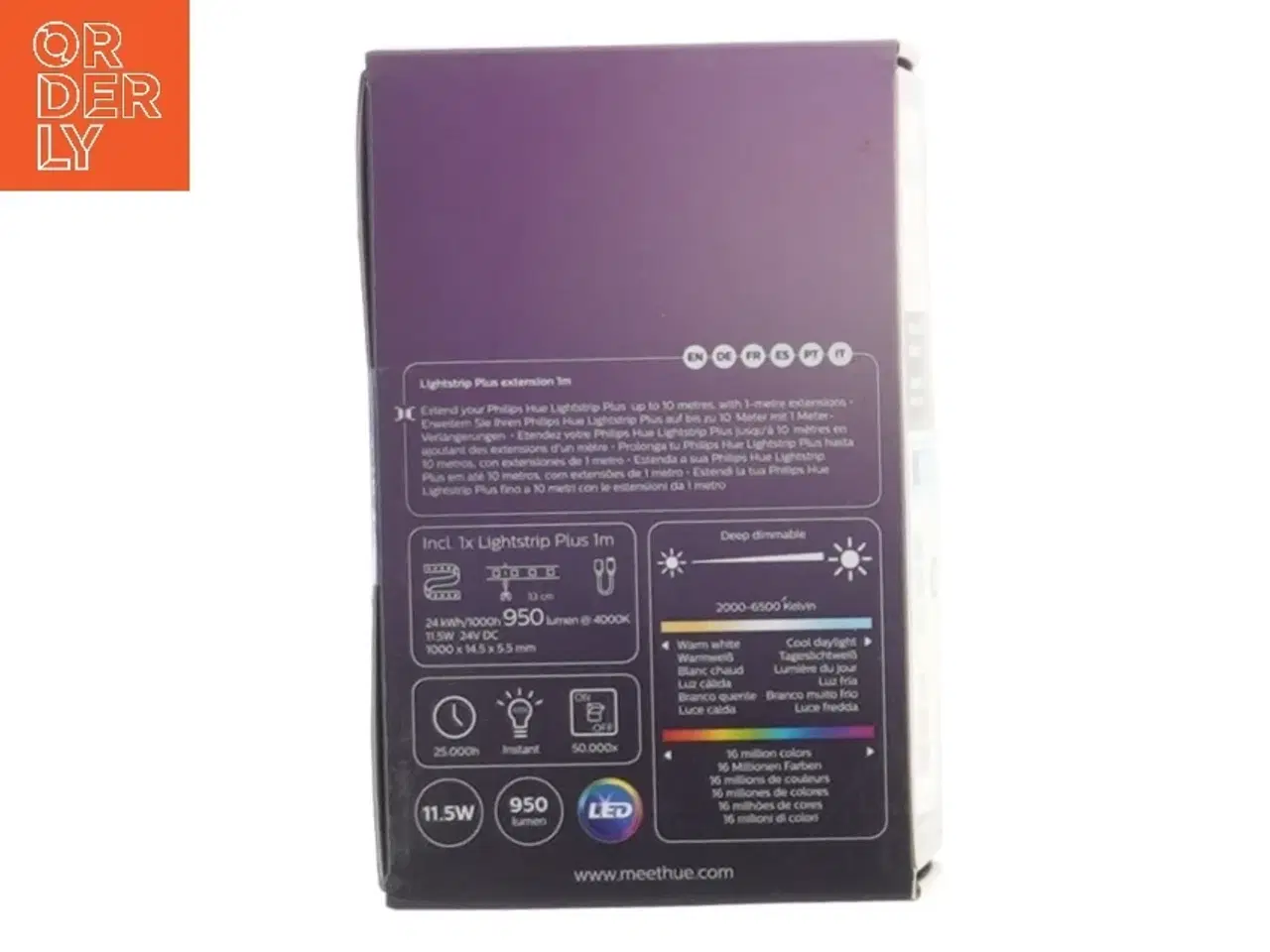 Billede 2 - Philips Hue Lightstrip Plus udvidelse 1m fra Philips (str. 14x9 cm)