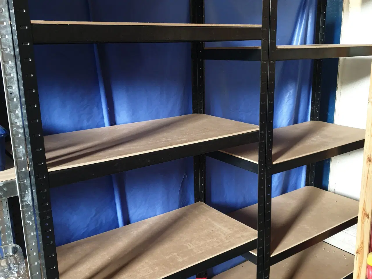 Billede 1 - Sorte metal reoler