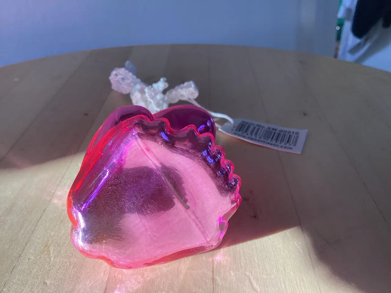 Billede 6 - Julepynt- lyserød frø fra Lisbeth Dahl