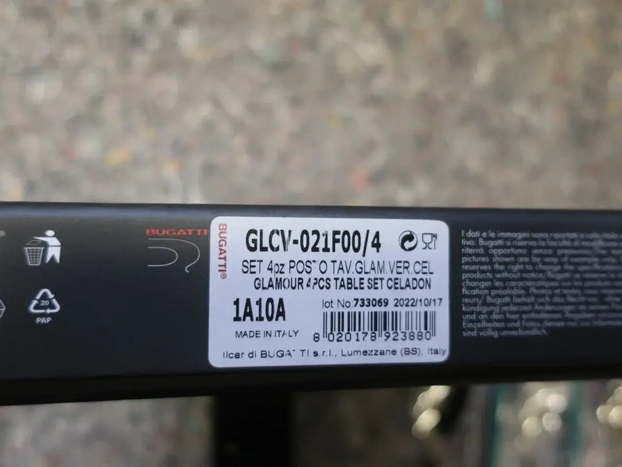 Billede 3 - 10 stk. bestik BUGATTI GLAMOUR VER CELADON