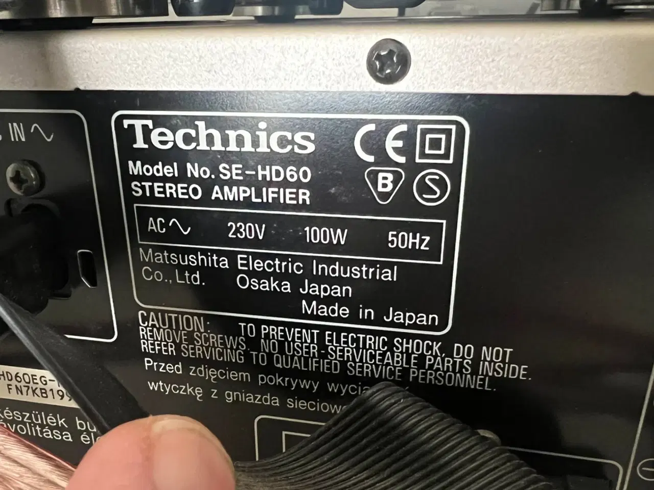 Billede 10 - TECHNICS SE-HD60 -Mini-stereoanlæg TOP!! Kan sende