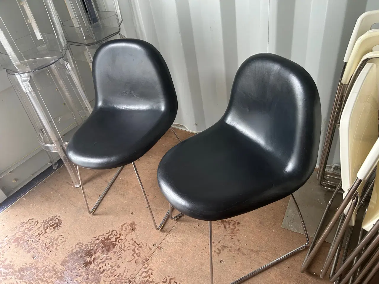 Billede 2 - GUBI 3D Dining stole i læder