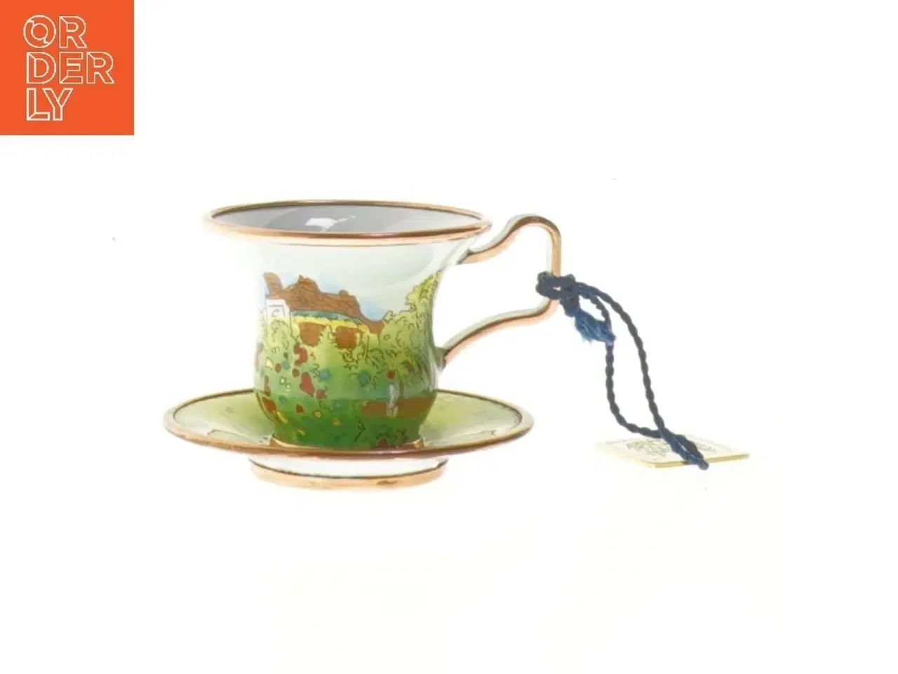 Billede 4 - Charlotte di Vita Miniature Tekop og Tallerken Samlerobjekt (str. 6 & 4 cm)