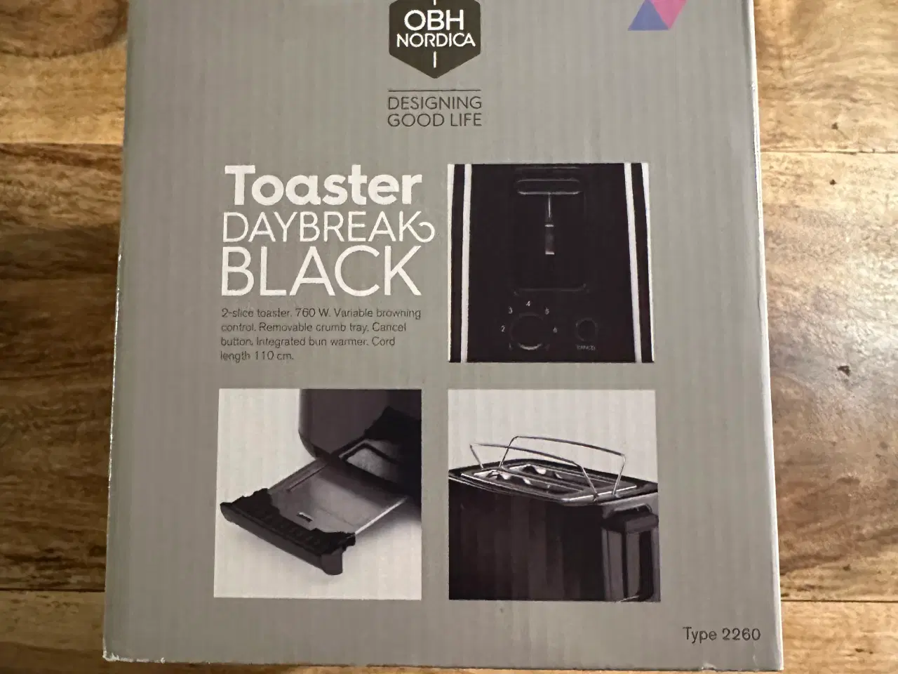 Billede 2 - OBH toaster daybreak black
