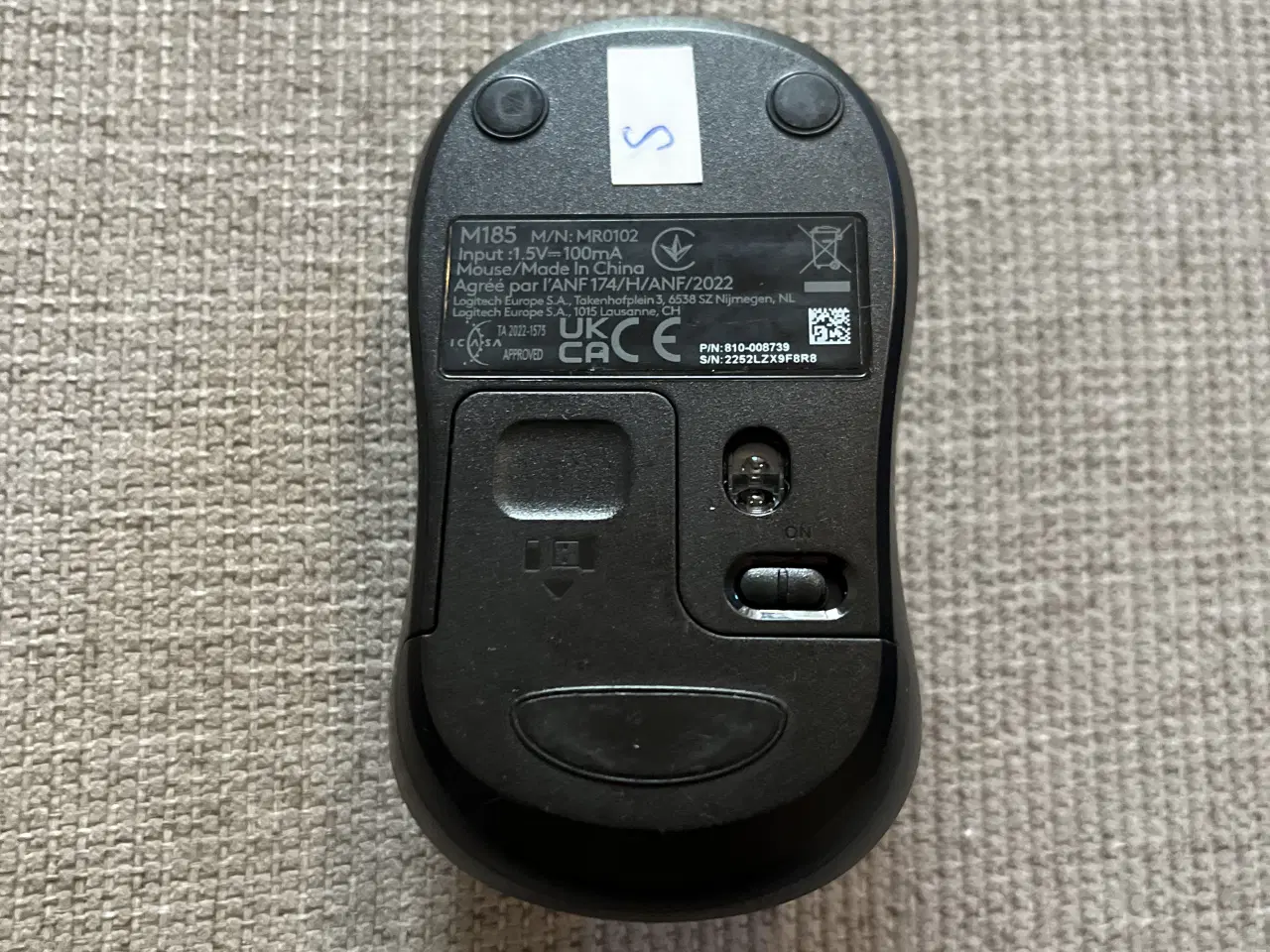 Billede 4 - Logitech M185 trådløs mus med USB-modtager