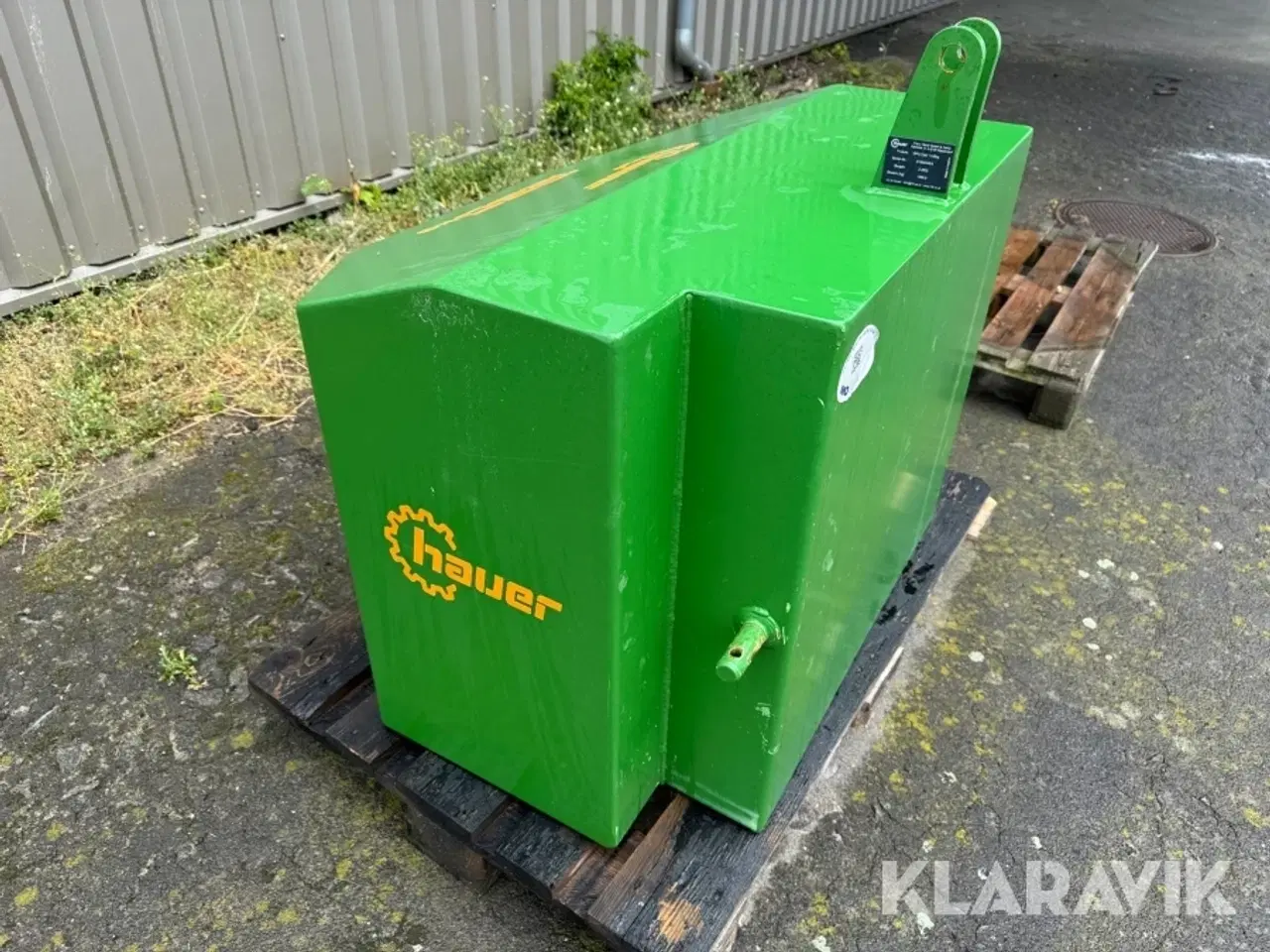 Billede 5 - Front Vægtklods Hauer DPG Cat2 - 1250 kg
