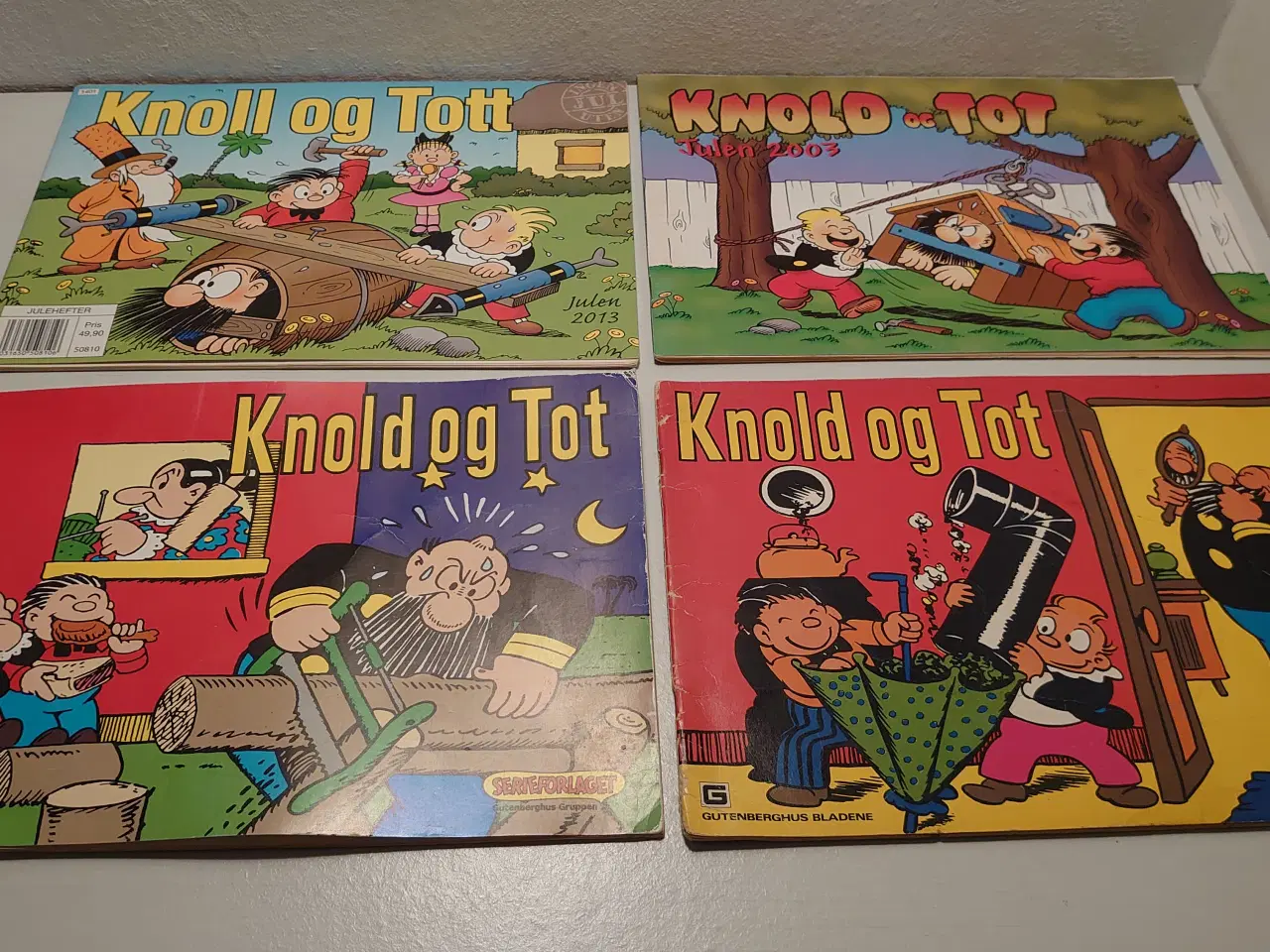 Billede 1 - 4 stk Knold og Tot. 1979, 1990, 2003,2013.