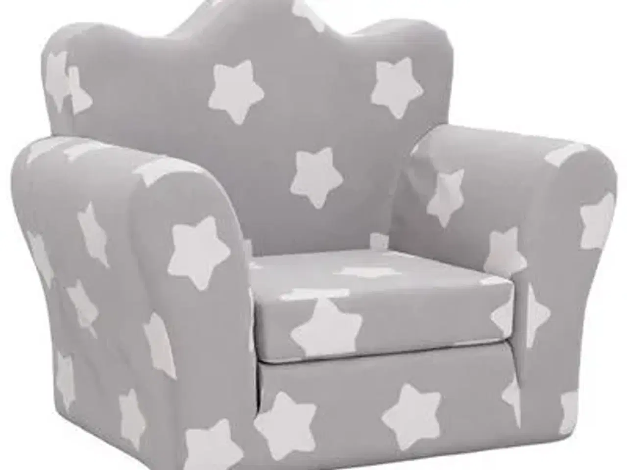 Billede 1 - vidaXL sofa til børn stjernemønster blødt plys lys