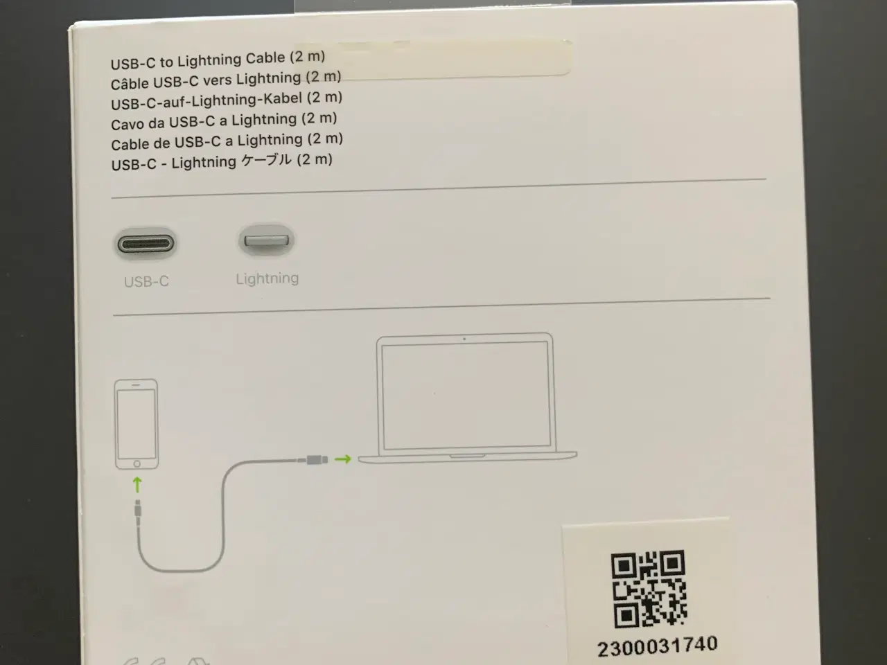 Billede 2 - Apple USB-C til Lightning-kabel (2 m)  