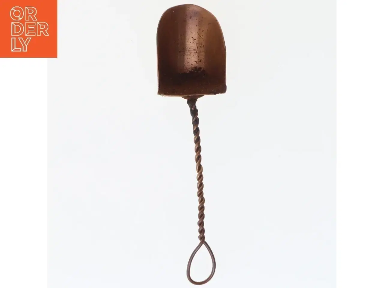 Billede 1 - Kobberske med snoet håndtag (str. 14 cm)