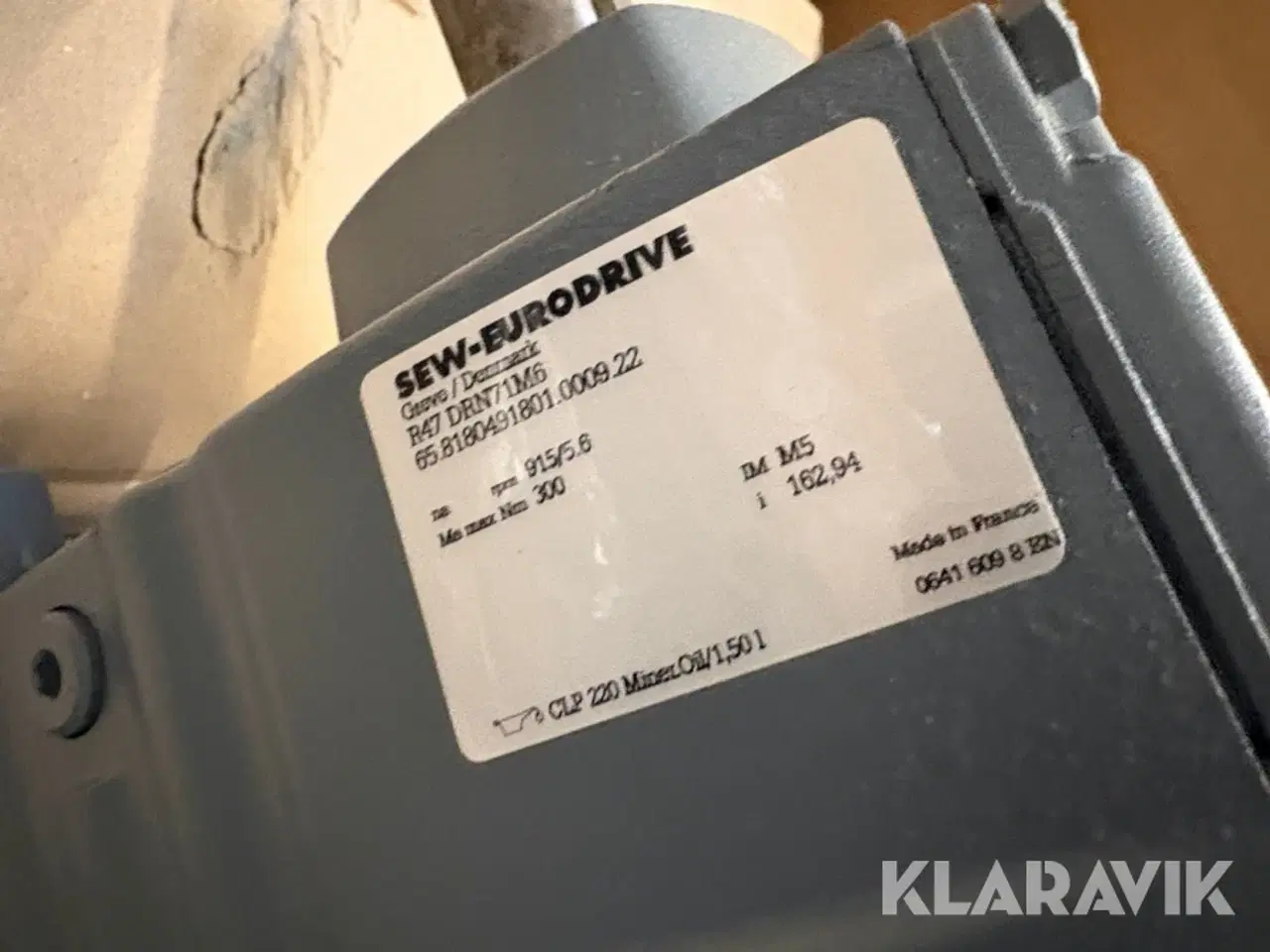 Billede 7 - Gearmotor SEW-Eurodrive R47 DRN71M6 8 styk