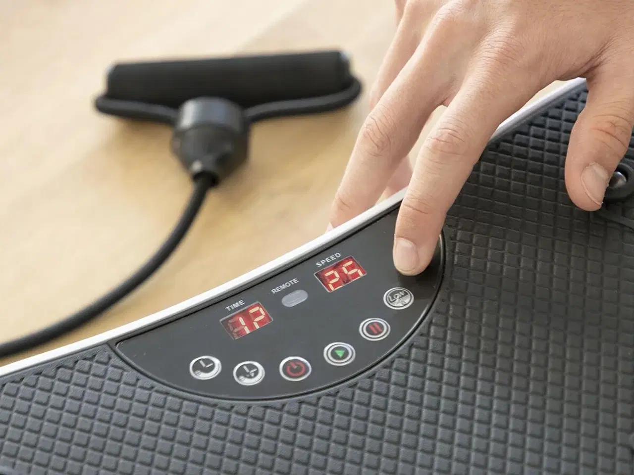 Billede 7 - Vibrationsplade med elastikker og træningsvejledning - Vybeform fra