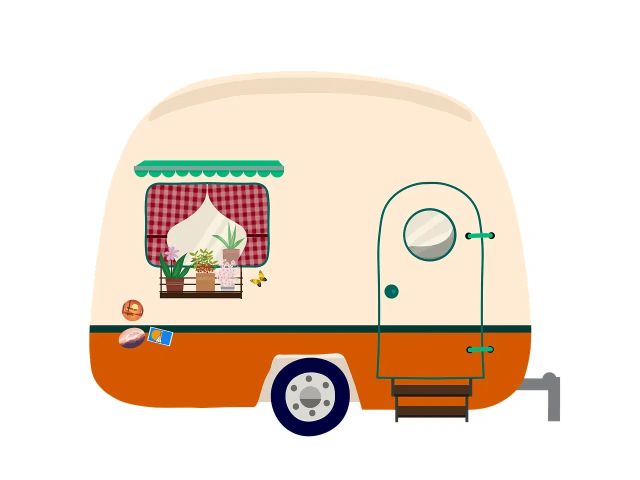 Billede 1 - Søges campingvogn som skal bruges som hønsehus