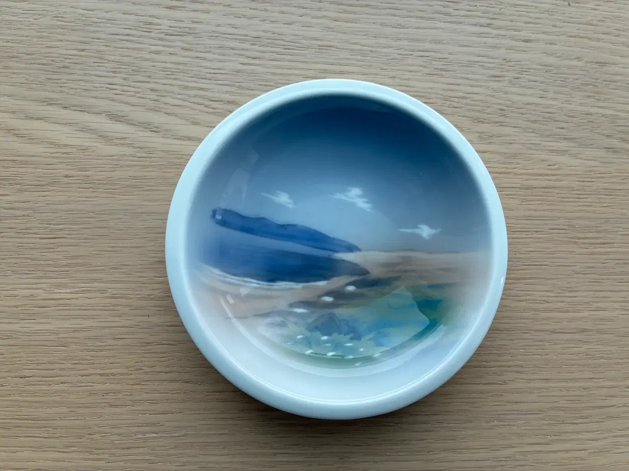 Billede 1 - Lille skål - Lyngby Porcelæn - Fjordlandskab