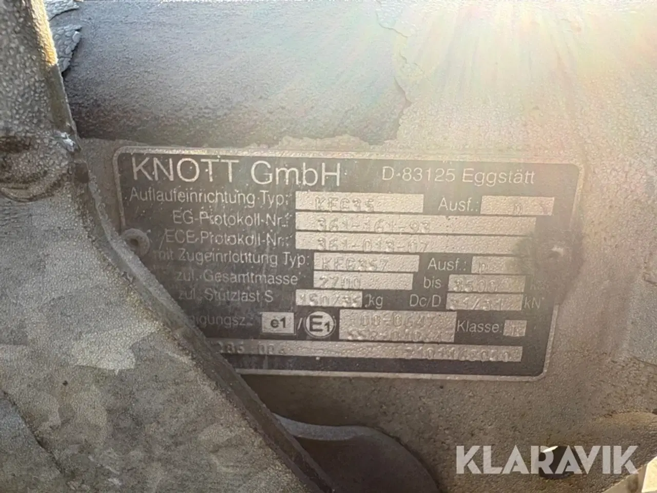 Billede 10 - Maskintrailer Variant 3500 kg 1 styk