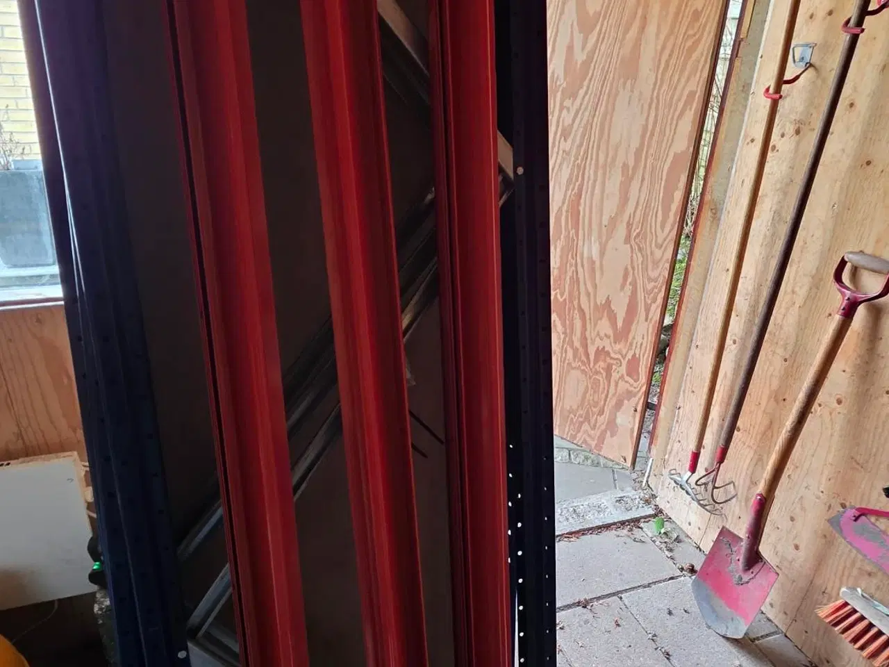 Billede 1 - Komplet stål lagerreol, 2 Fag, 4 Lag, 180cm vanger