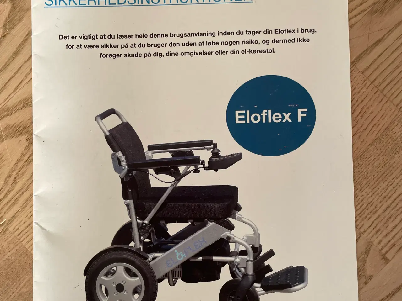 Billede 8 - Meget velholdt Eloflex kørestol