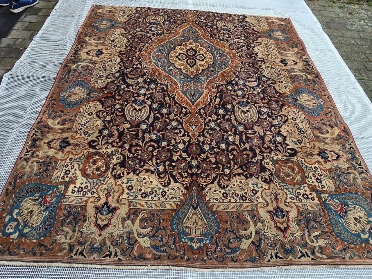Billede 2 - Ægte persisk vintage kashmir tæppe
