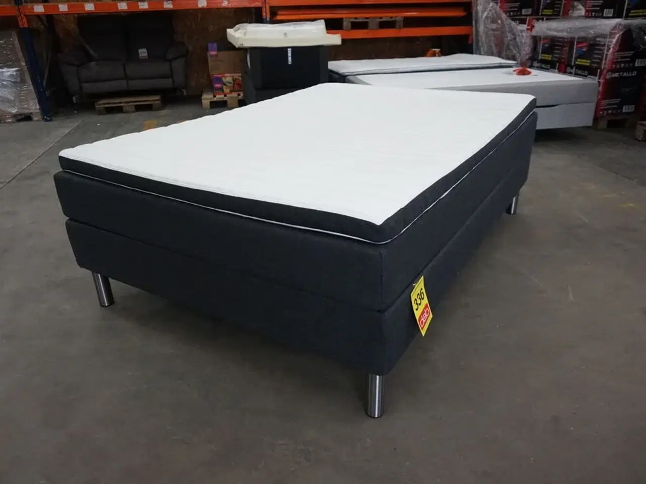 Billede 4 - Huma Prestige kontinentalseng 140x200 cm med 7 cm høj latexskum topmadras