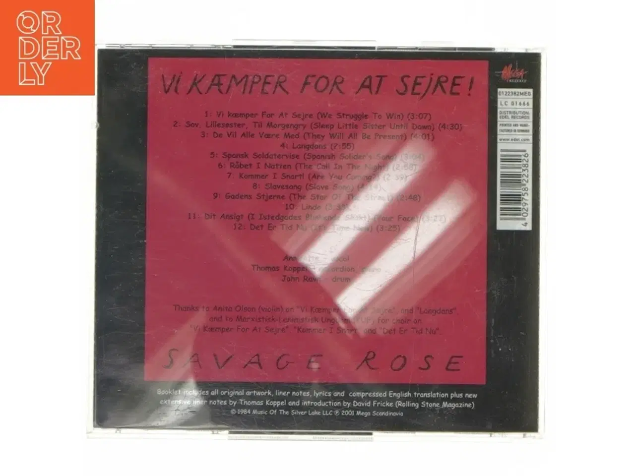 Billede 2 - Savage Rose CD - Vi Kæmper For At Sejre!