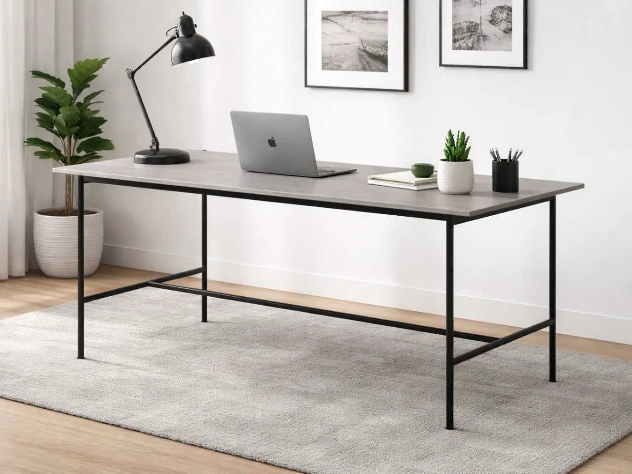 Billede 2 - Spisebord i betonlook