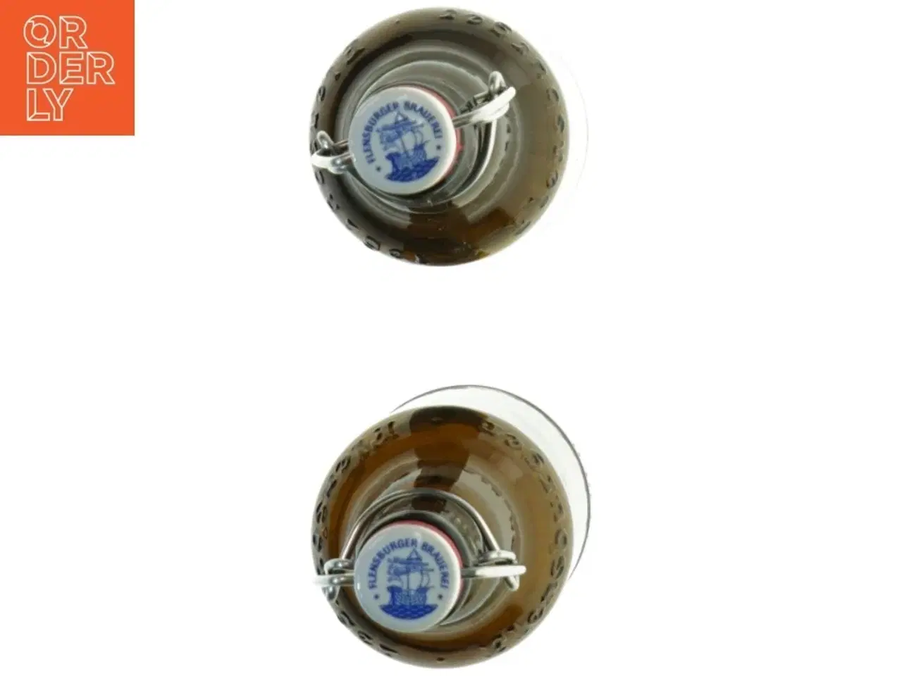 Billede 3 - Genbrugsglasflaske med patentprop fra Flensburger Brauerei (str. 33 ml)