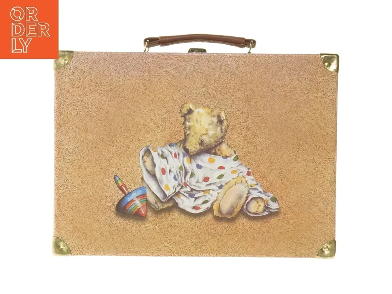 Billede 4 - Børnekuffert med bamsemotiv (str. 36x26 cm)