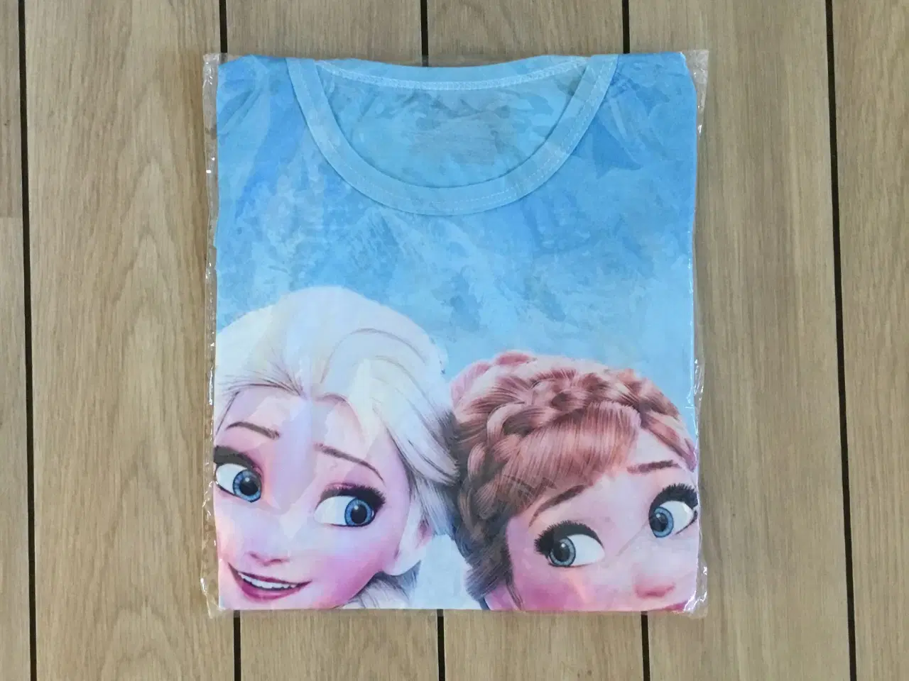 Billede 2 - Frost kjole str. 110 med Elsa og Anna i turkis 