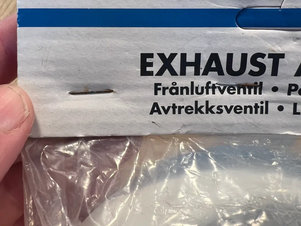 Billede 4 - Luftafgangsventil i hvid. Diameter: 10 Cm. 