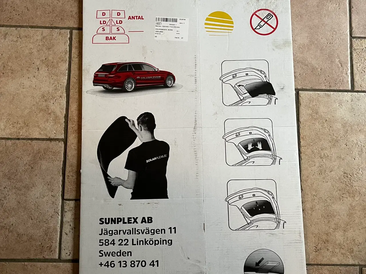 Billede 5 - SOLAFSKÆRMNING til VW BORA