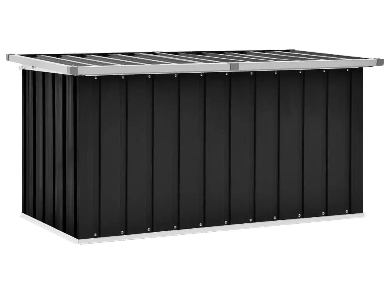Billede 1 - Opbevaringskasse til haven 129x67x65 cm antracitgrå