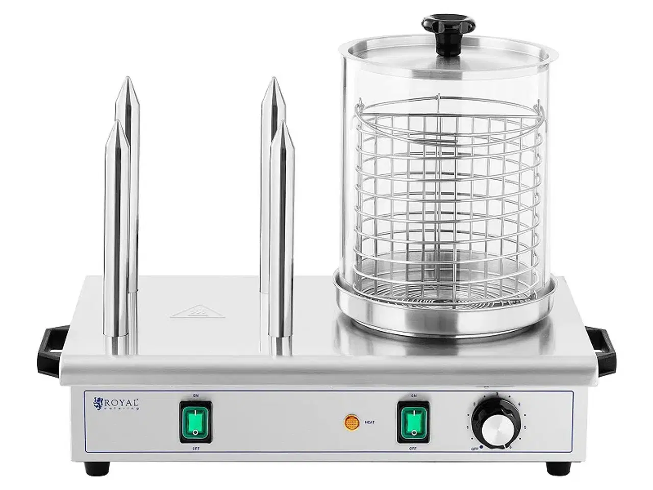 Billede 1 - Fransk hotdog-maskine – 650 W – 4 varmespyd