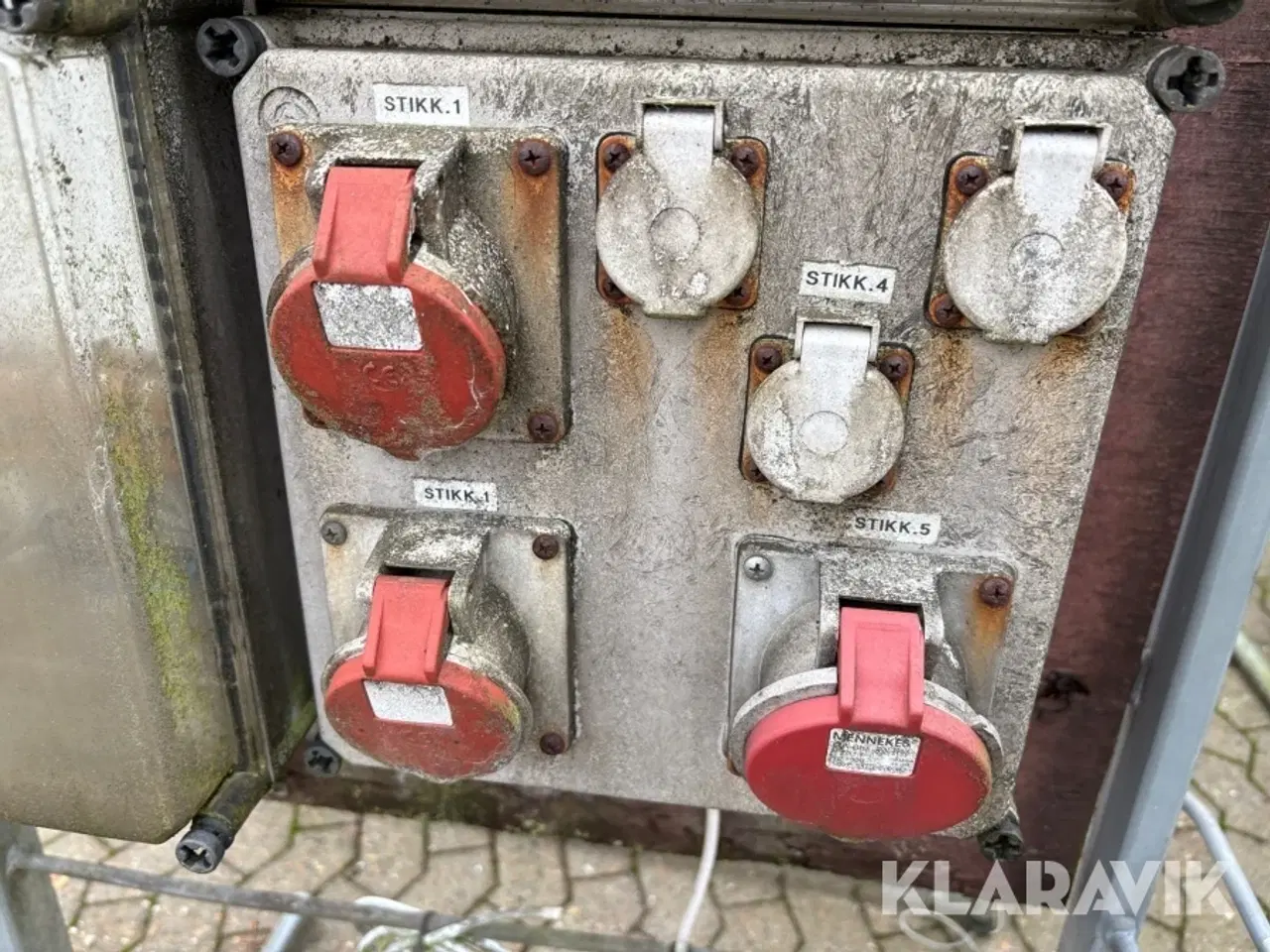 Billede 5 - Byggestrømstavler 4 styk