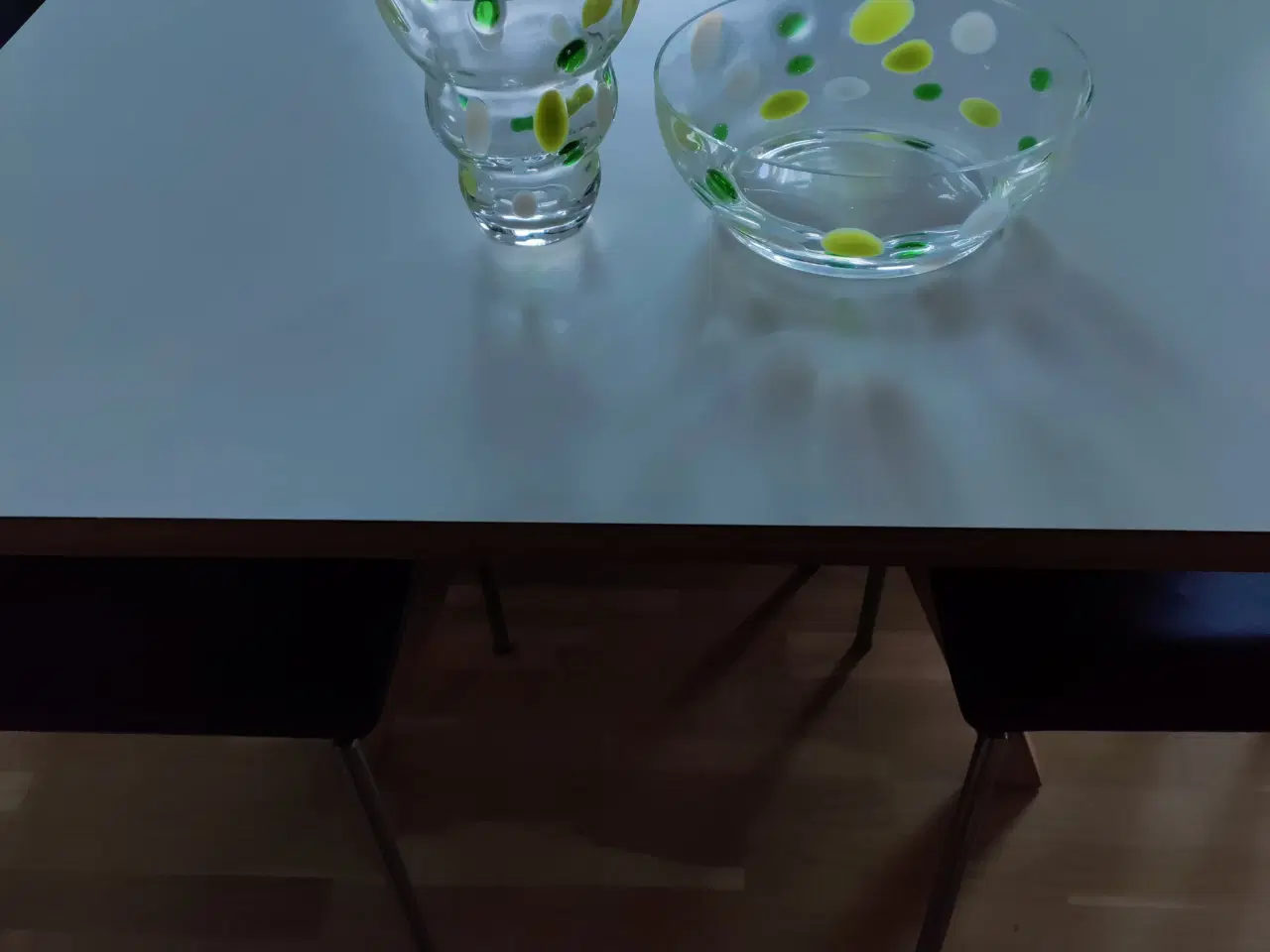 Billede 2 - Glas vase og skål