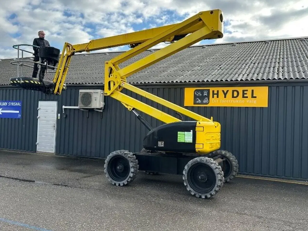 Billede 3 - Nifty HR17D 17 meter knæk arms bom lift med jip arm, drift diesel, træk 4x4