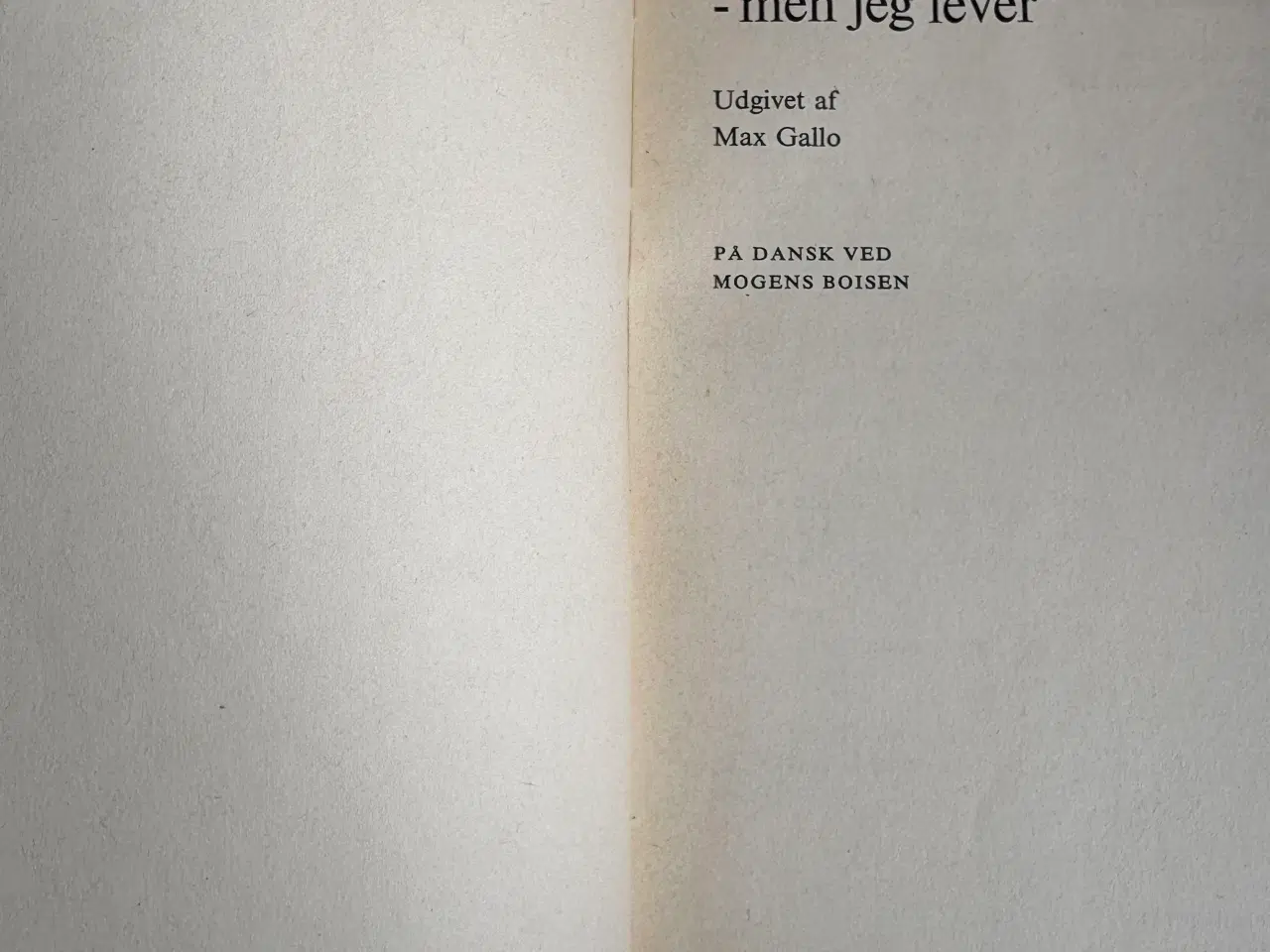 Billede 3 - - men jeg lever