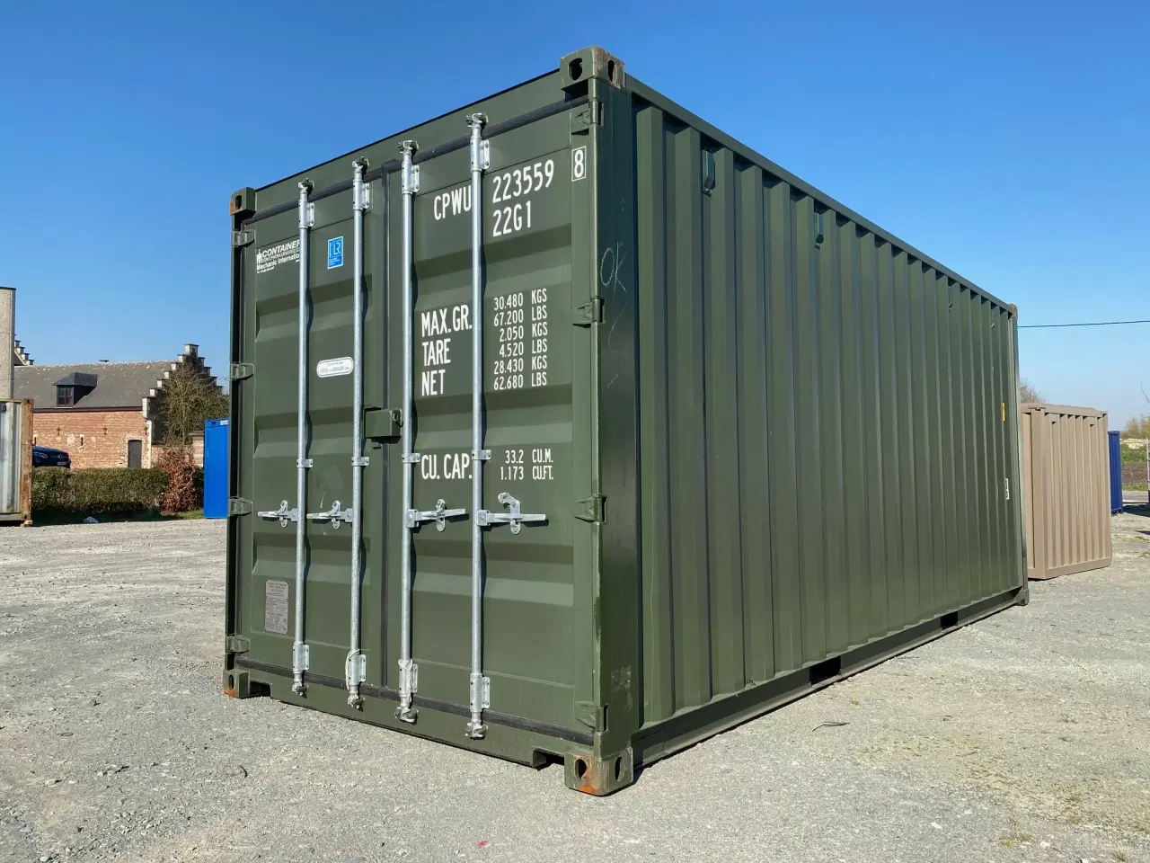 Billede 1 - Container 20 fod -6 m brugt/ny