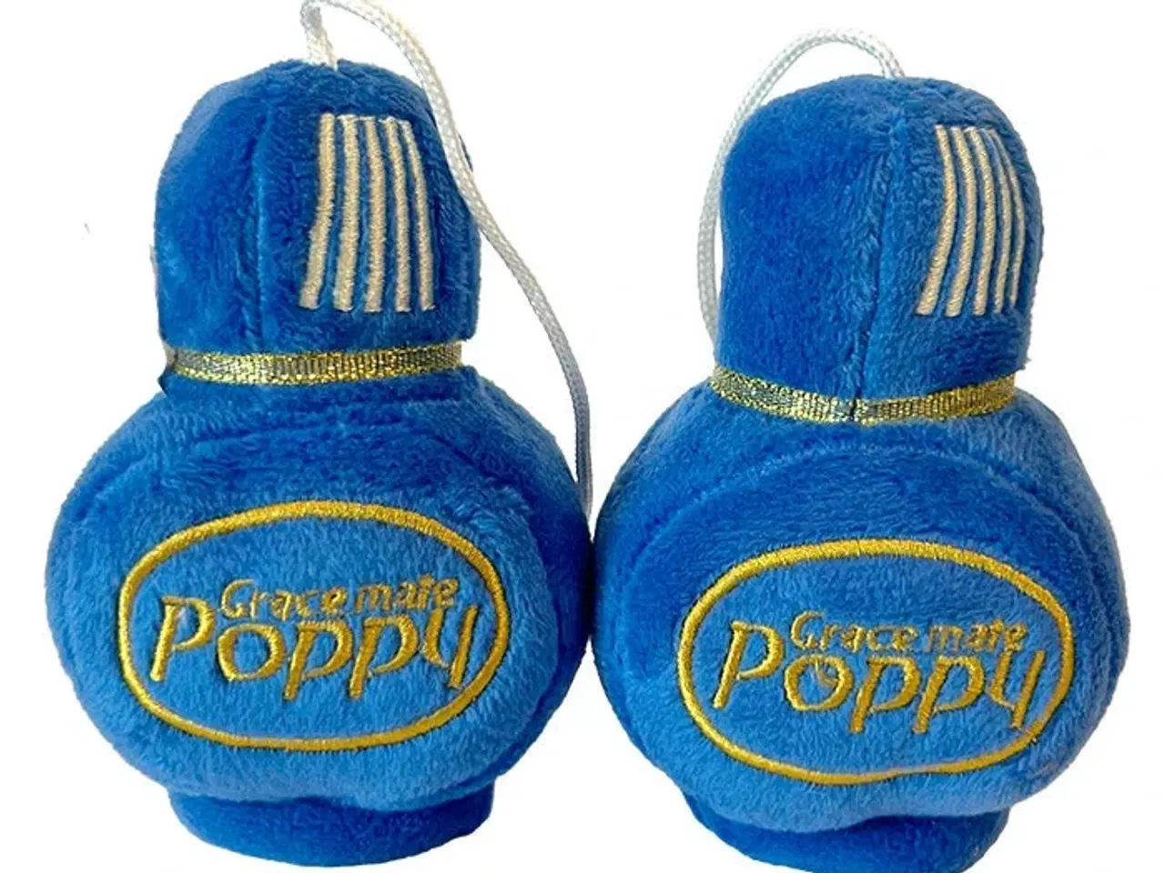 Billede 1 - Poppy Plush blå 8x7cm. 2 stk.