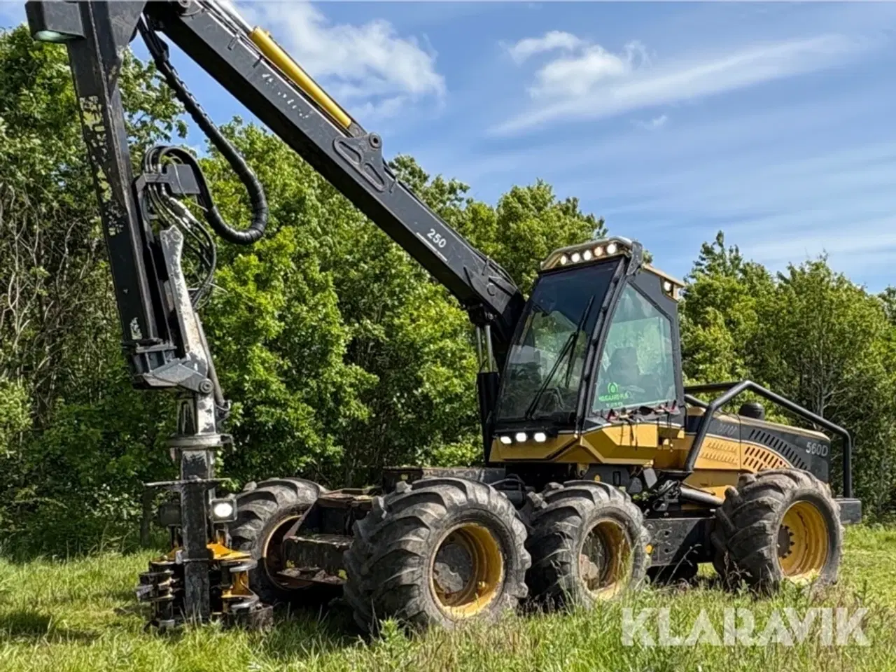 Billede 1 - Skovningsmaskine Ecolog 560D med processor  fældehovedet.