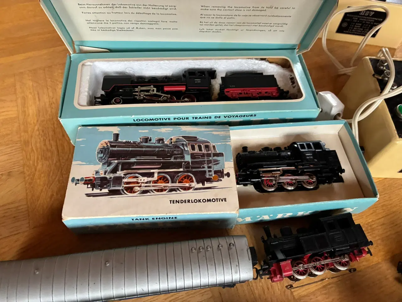 Billede 7 - Märklin modeltog med skinner, lokomotiver og vogne