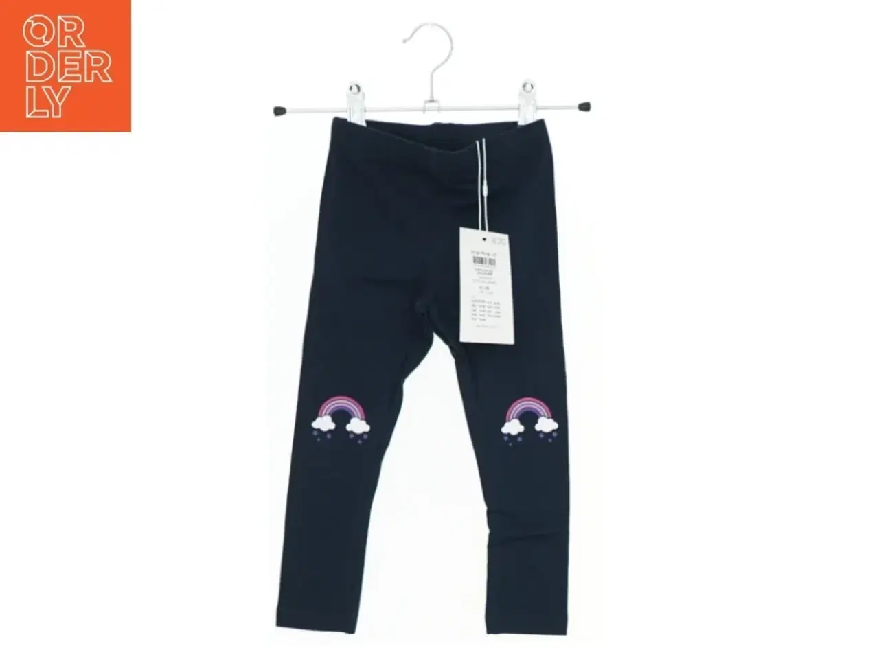 Billede 1 - Børneleggings med regnbue design fra Basic needs (str. 92)