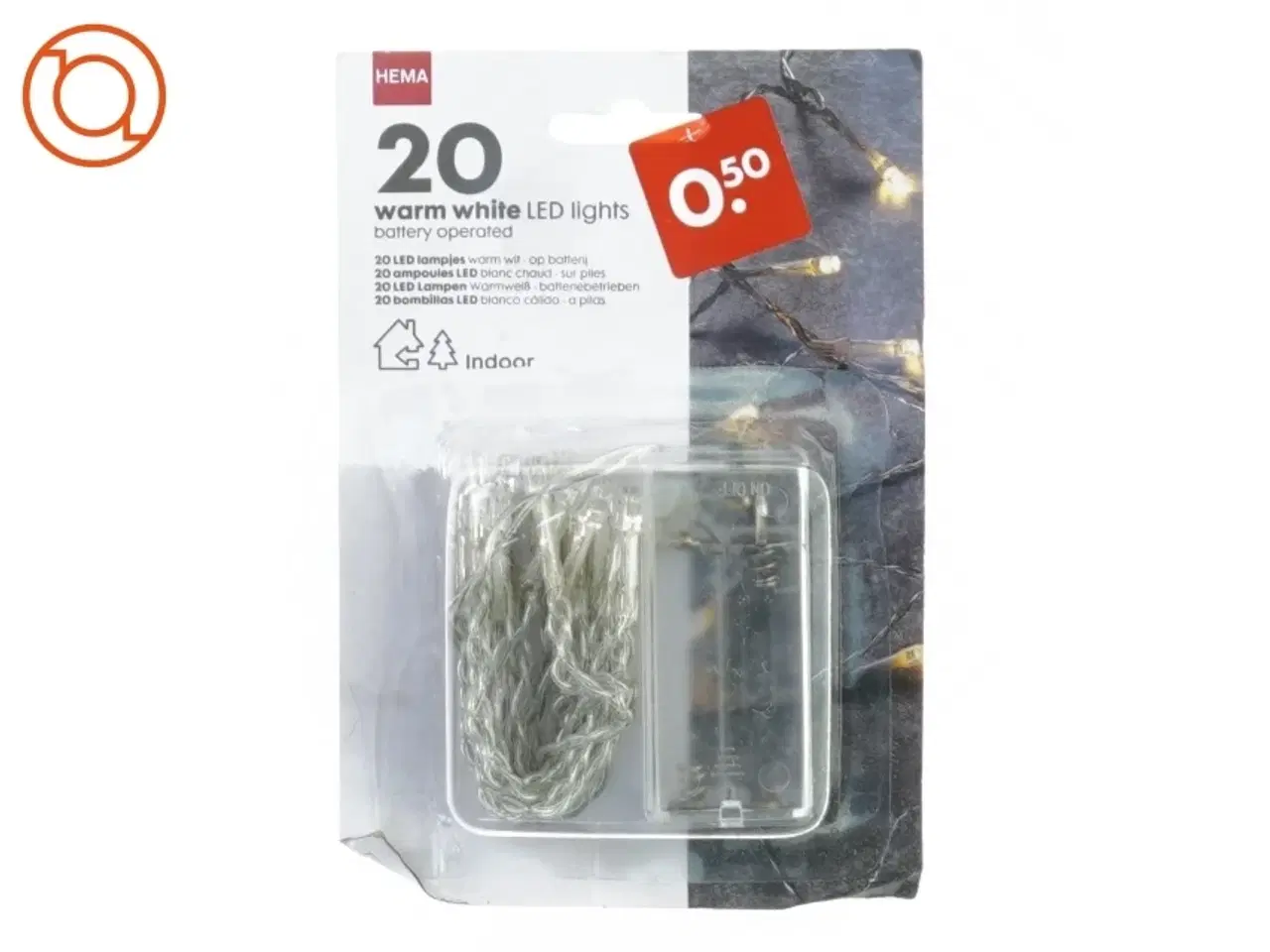 Billede 1 - Lyskæde fra Hema (str. 2 meter)