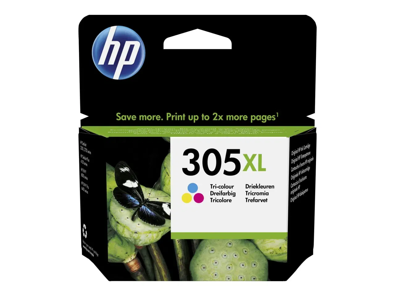 Billede 3 - Blækpatron HP 305XL farve - cyan/magenta/gul - høj kapacitet