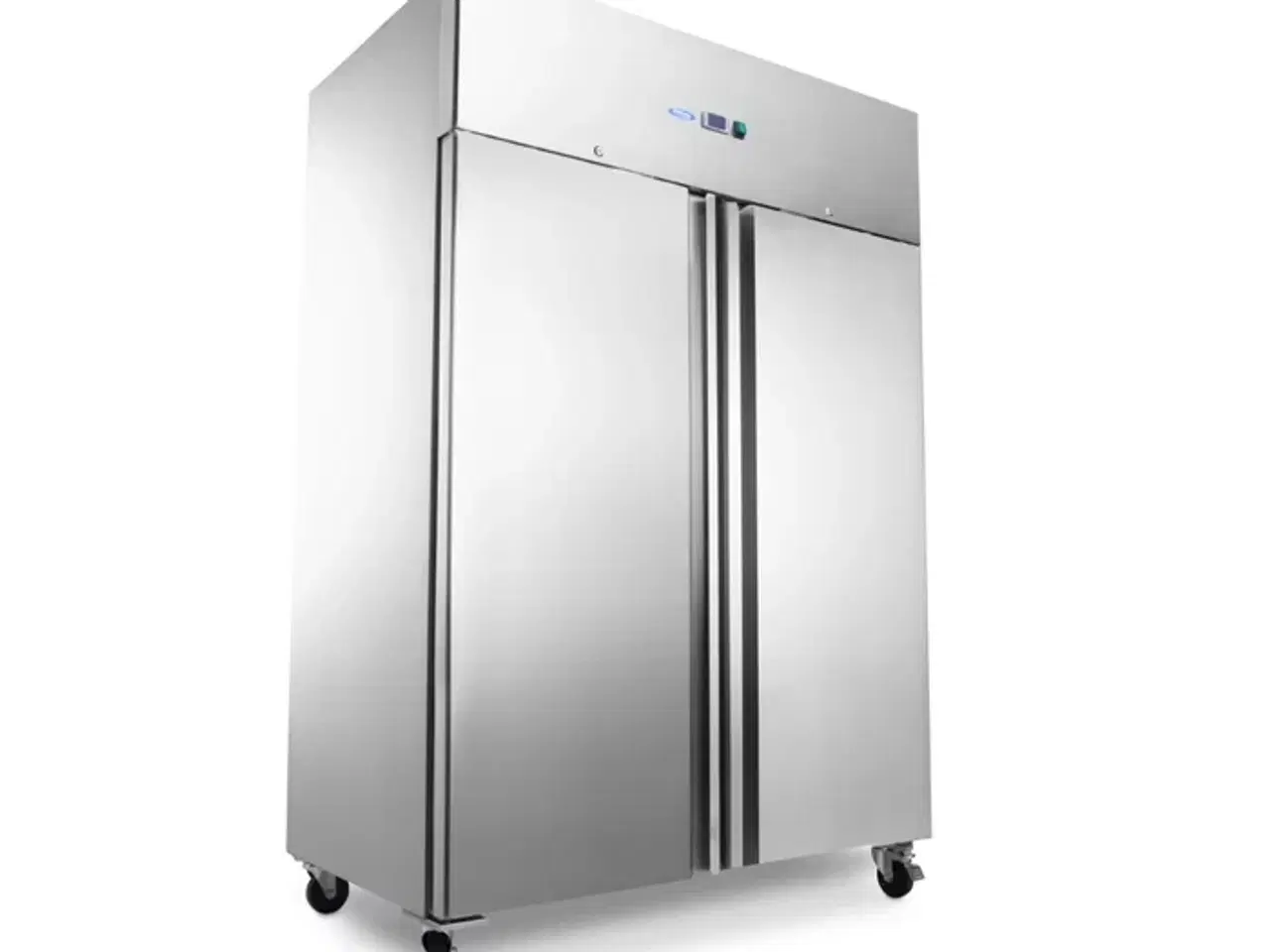 Billede 1 - Industrifryser 1400 Liter- 2 døre i rustfrit stål