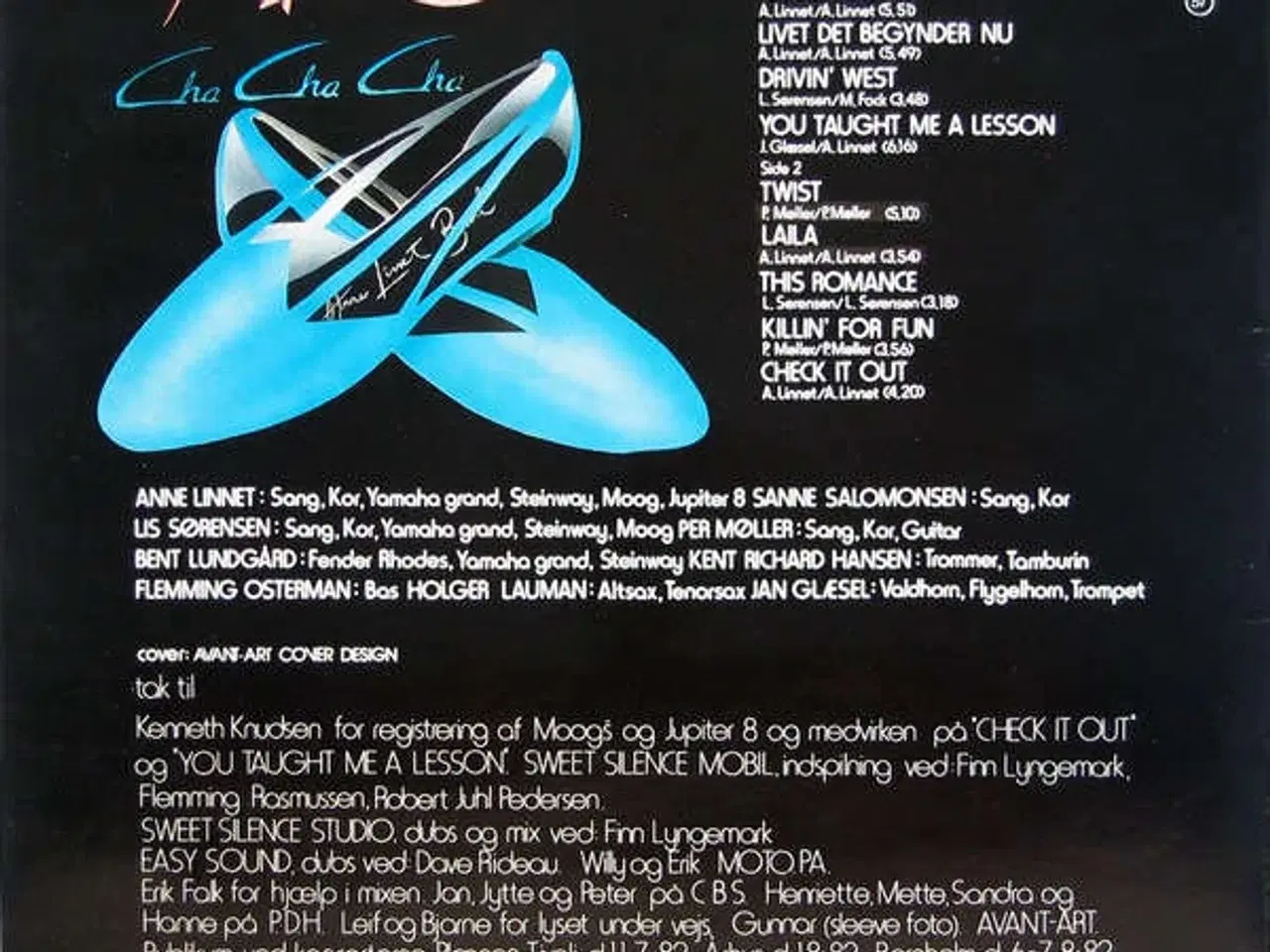 Billede 2 - Anne Linnet Band: Cha cha cha (1982) - LP Vinyl