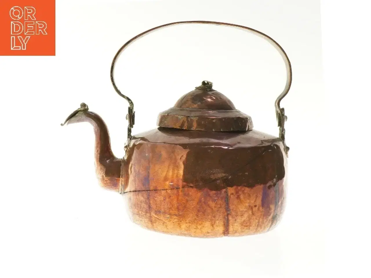 Billede 1 - Kobber tekande (str. 27 cm)