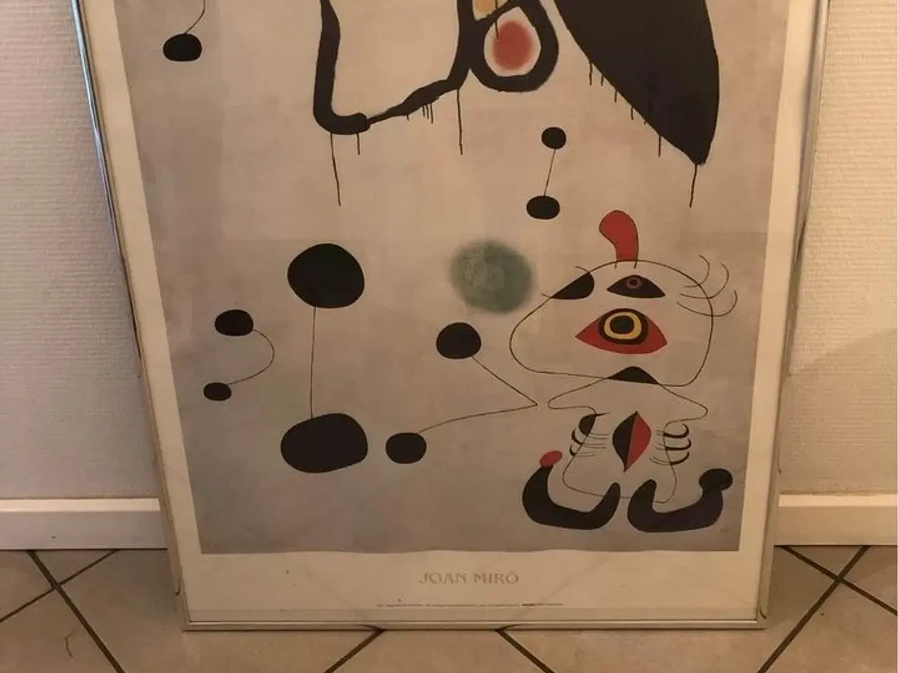 Billede 2 - Kunstplakat i ramme "Joan Miro"