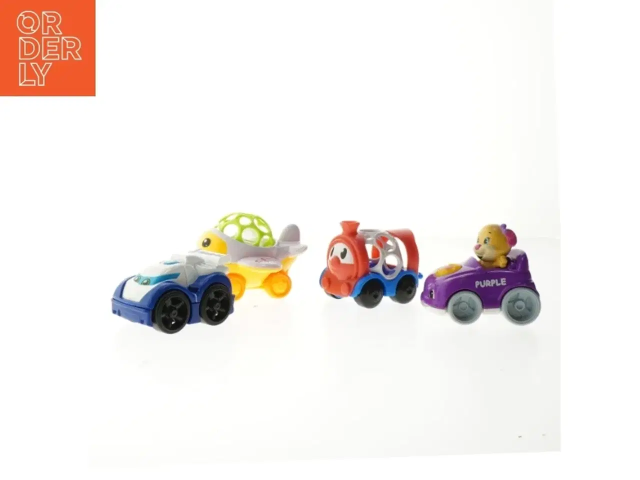 Billede 1 - Legetøjsbiler, sæt af fire (str. 10,5 cm)