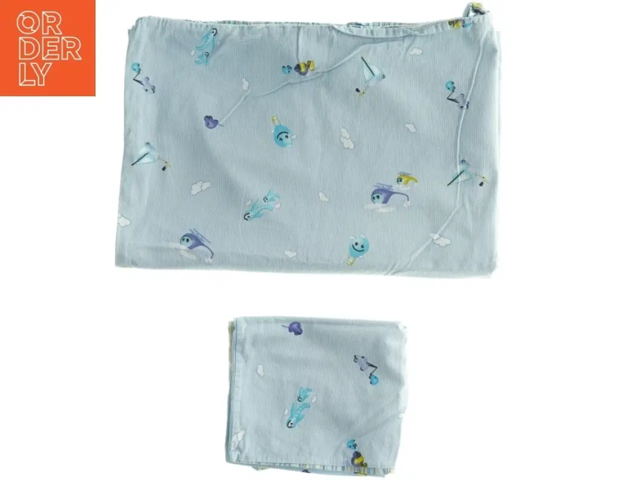 Billede 4 - Baby sengetøj  med dyreprint som nyt  (str. 42 x 36 cm 90 x 120 cm)