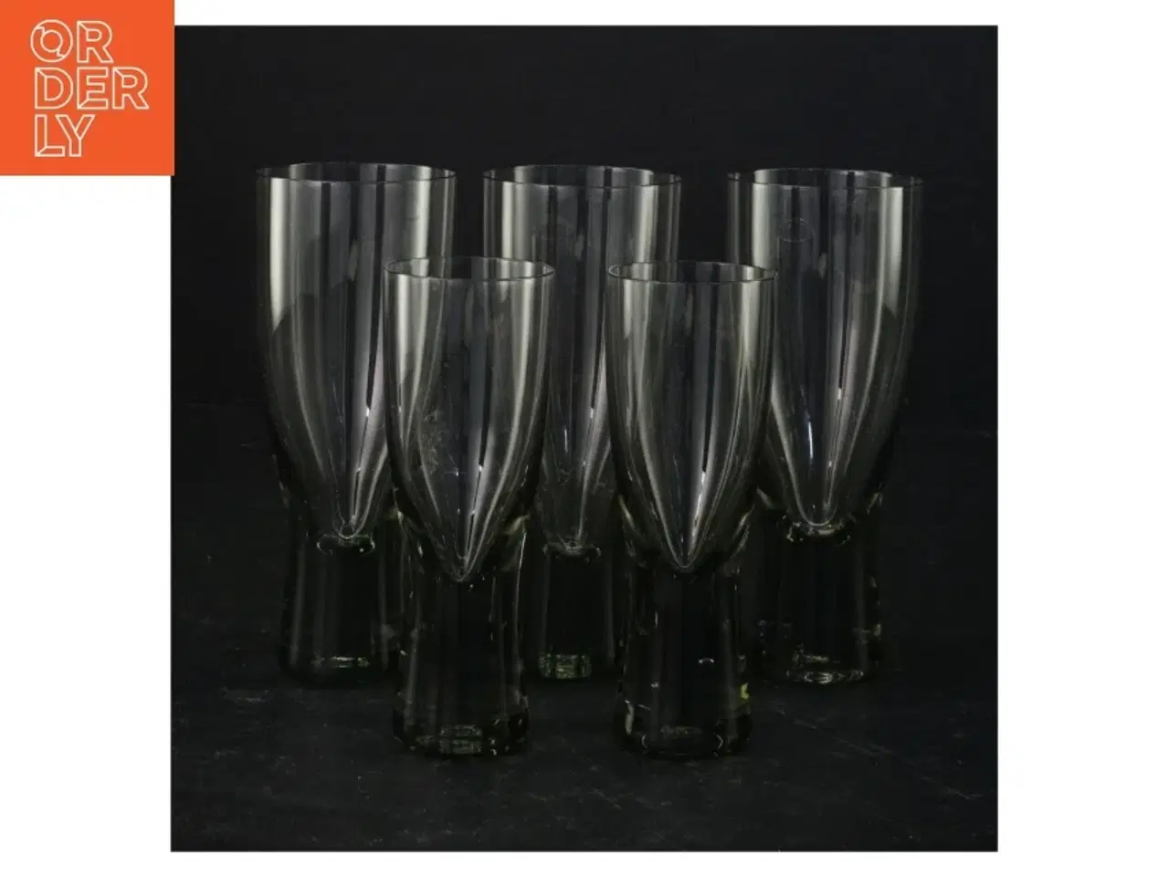 Billede 1 - Holmegaard drikkeglas (str. 11,5 x 4,5 cm og 13,5 x 5,5 cm)